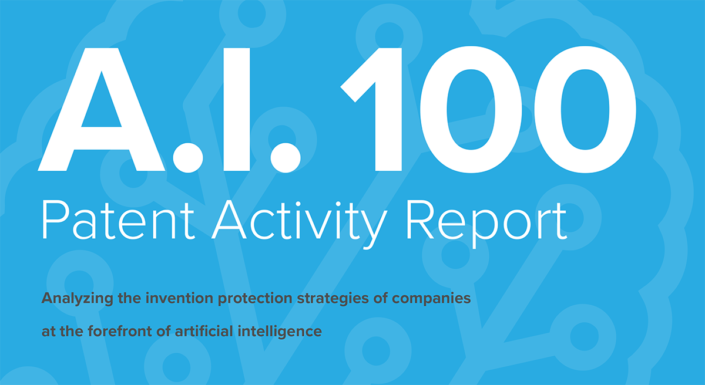 A.I. 100 Patent Activity Report banner